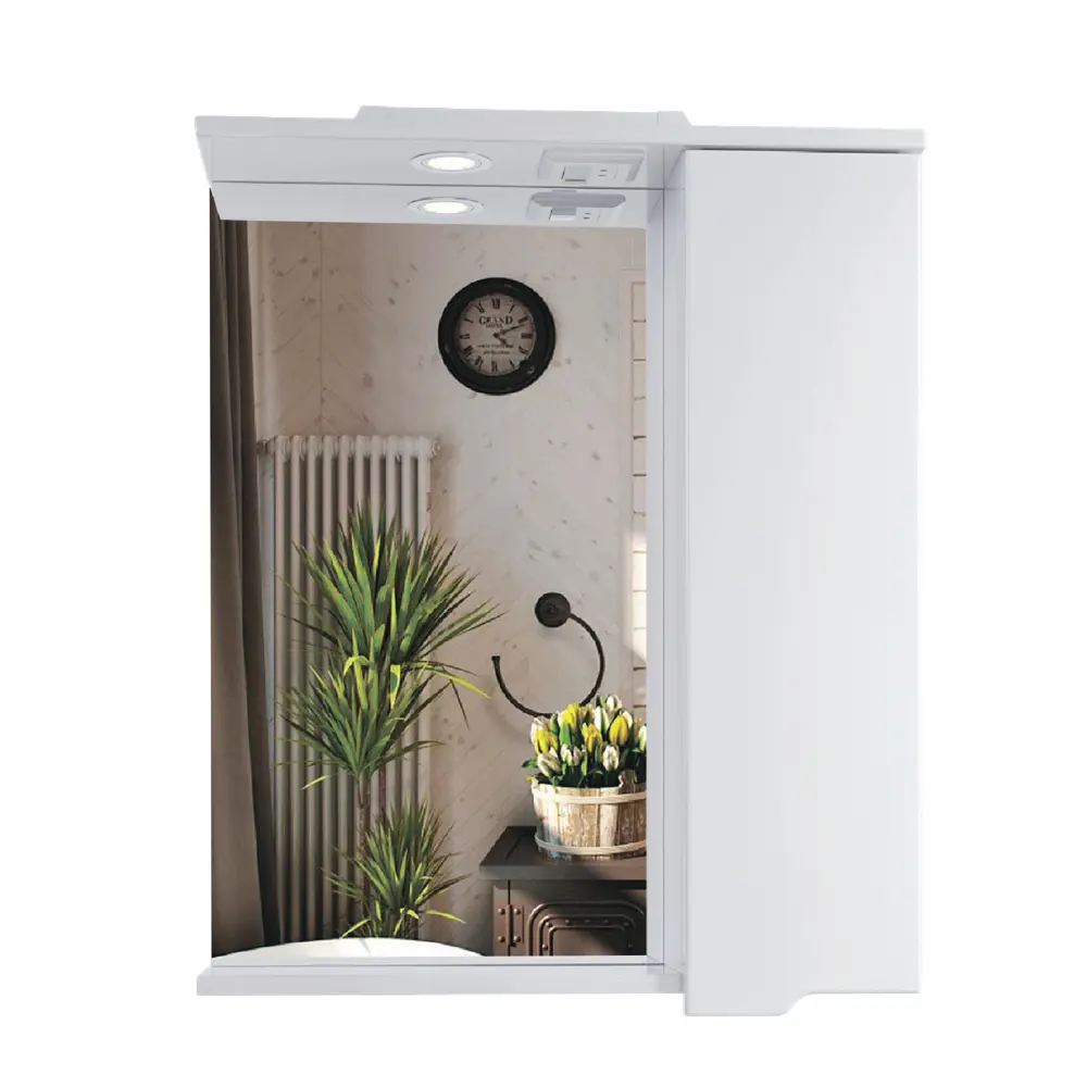 Фото Зеркальный шкафчик в ванную Ruvann Luva 60