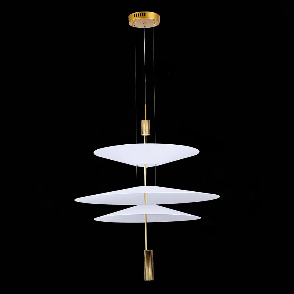 Фото 4 Светильник подвесной светодиодный ST LUCE Isola SL6101.223.01 5 м² нейтральный белый свет цвет золотой Фото 4 Светильник подвесной светодиодный ST LUCE Isola SL6101.223.01 5 м² нейтральный белый свет цвет золотой