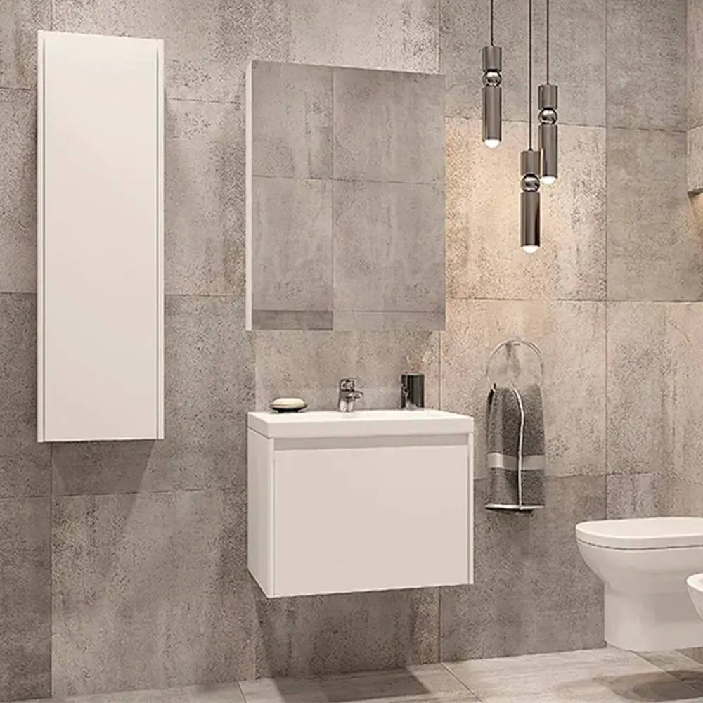 Фото 9 Тумба под раковину подвесная Velvex tp-KLA-COM-60-1Y-com 58.9см цвет белый, с раковиной Фото 9 Тумба под раковину подвесная Velvex tp-KLA-COM-60-1Y-com 58.9см цвет белый, с раковиной