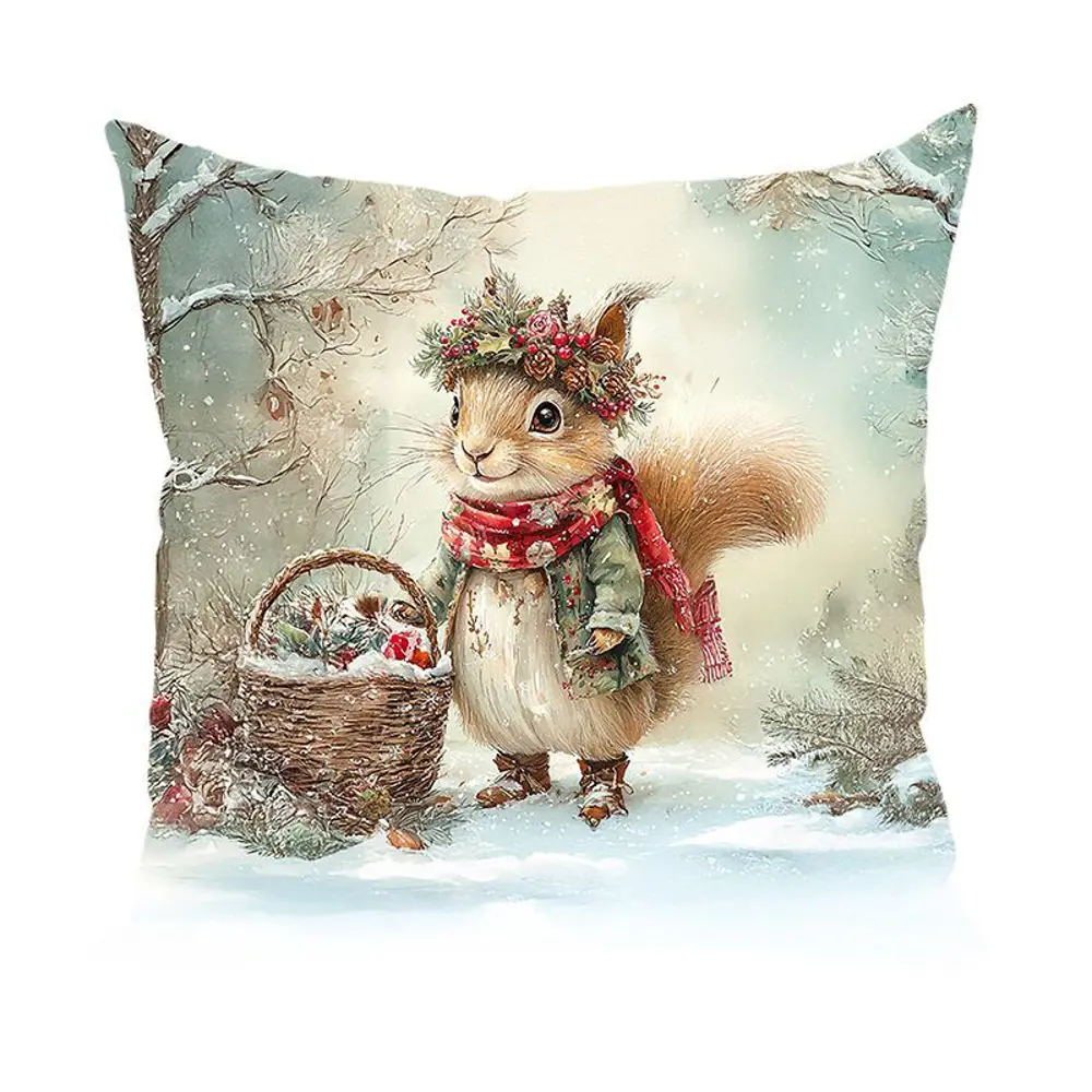 Фото Подушка декоративная Zaberite Бельчонок Никодим 4304, 40x40 см Фото Подушка декоративная Zaberite Бельчонок Никодим 4304, 40x40 см