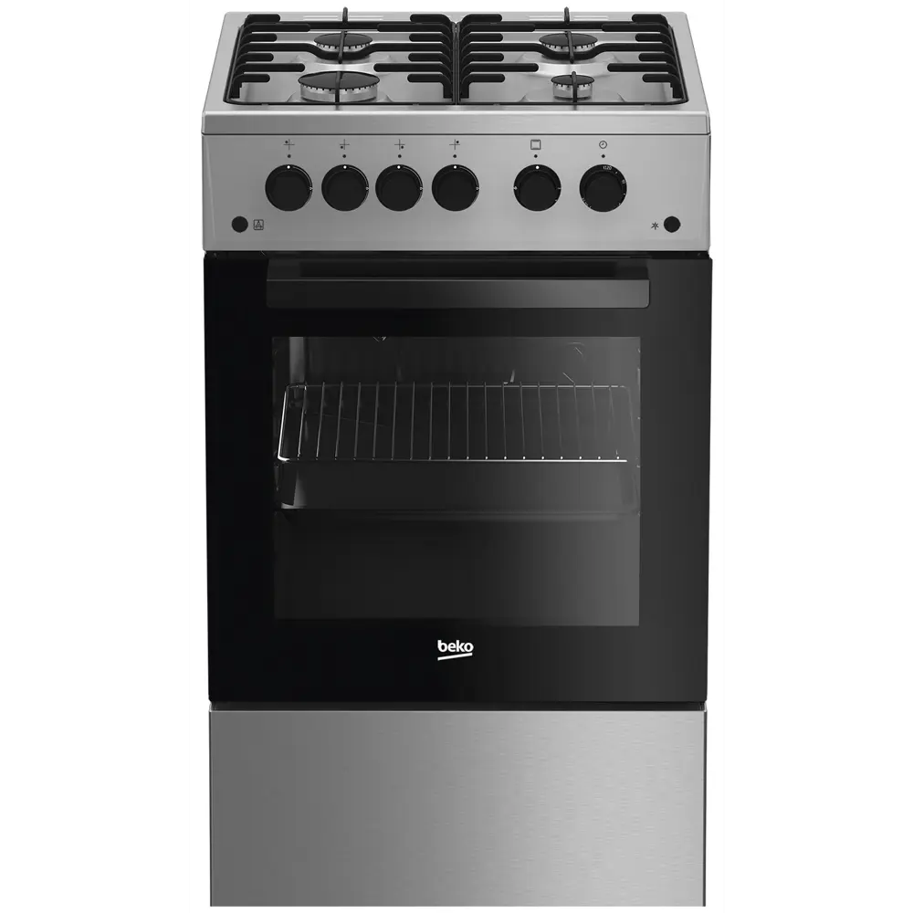 Фото Газовая плита Beko FSGT52110DXO 50x85x60 см цвет нержавеющая сталь Фото Газовая плита Beko FSGT52110DXO 50x85x60 см цвет нержавеющая сталь