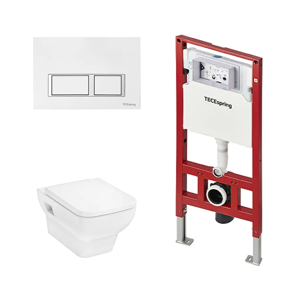 Фото Комплект TECE spring инсталляция S955203 Hansgrohe унитаз подвесной 54x36 HGSET001безободковый Фото Комплект TECE spring инсталляция S955203 Hansgrohe унитаз подвесной 54x36 HGSET001безободковый