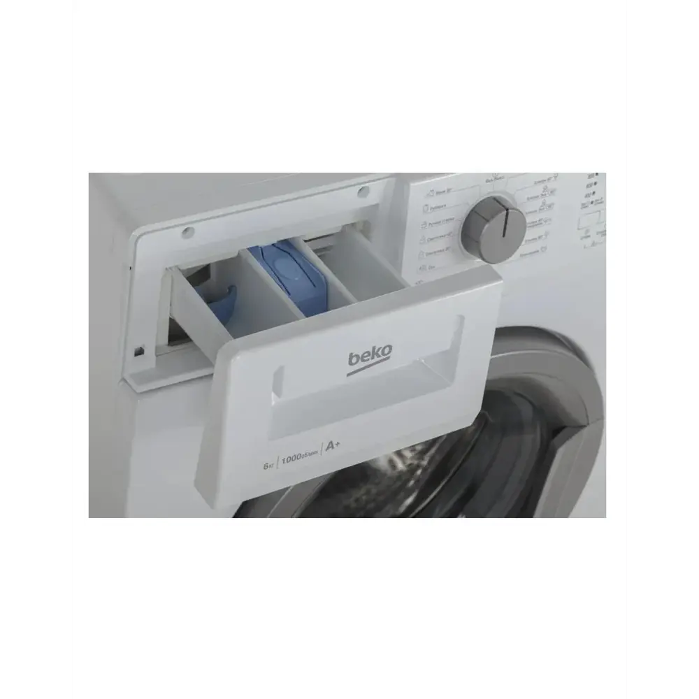 Фото 4 Стиральная машина Beko Wdn 635p1 bsw 59.9x83.9x41.4 см 6 кг цвет белый Фото 4 Стиральная машина Beko Wdn 635p1 bsw 59.9x83.9x41.4 см 6 кг цвет белый