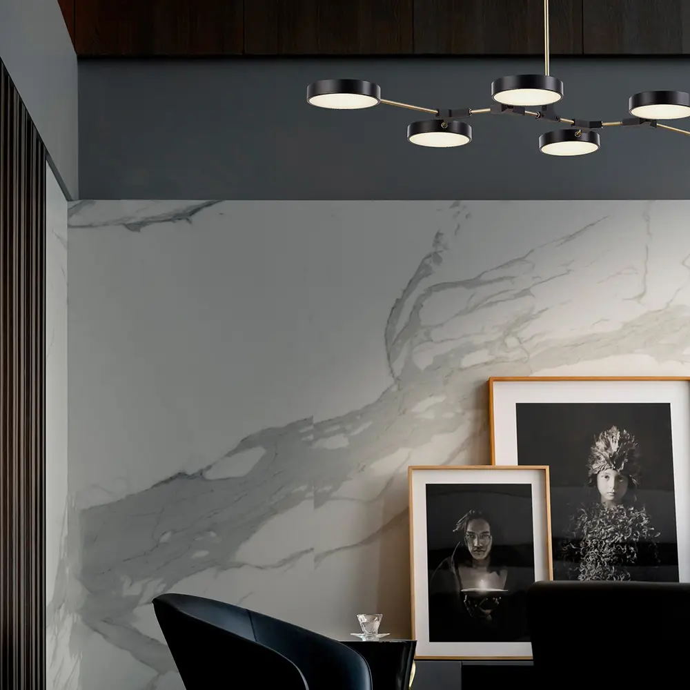 Фото 9 Светильник настенно-потолочный светодиодный ST LUCE SLE6004-402-04 Monta 14 м² холодный белый свет цвет золотой Фото 9 Светильник настенно-потолочный светодиодный ST LUCE SLE6004-402-04 Monta 14 м² холодный белый свет цвет золотой