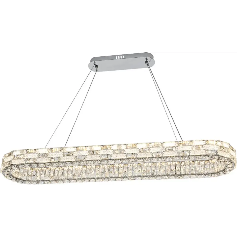 Фото 2 Светильник подвесной светодиодный Stilfort SF4014-09-12PL Gabbana с пультом управления 26 м² регулируемый белый свет цвет хром Фото 2 Светильник подвесной светодиодный Stilfort SF4014-09-12PL Gabbana с пультом управления 26 м² регулируемый белый свет цвет хром