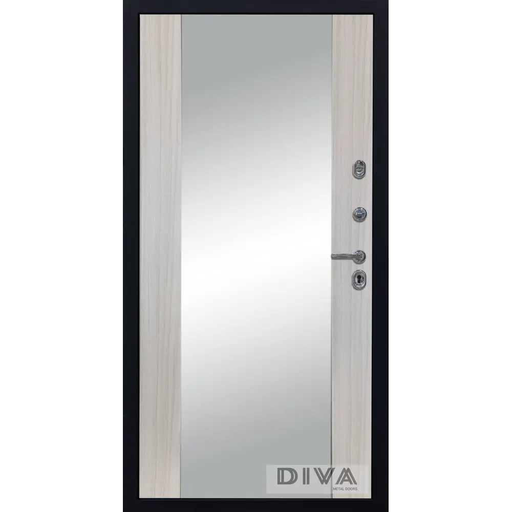 Фото 3 Входная дверь Diva МД-38 205x86см правый цвет Д15 венге/Д15 Сандал Белый с зеркалом Фото 3 Входная дверь Diva МД-38 205x86см правый цвет Д15 венге/Д15 Сандал Белый с зеркалом