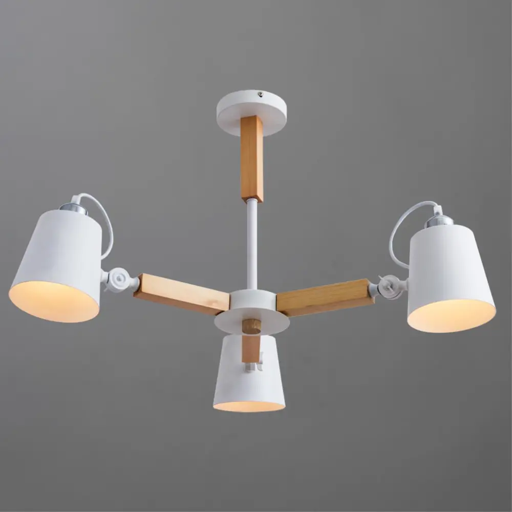 Фото 2 Люстра потолочная ARTE LAMP OSCAR 3 лампы 6 м² цвет белый Фото 2 Люстра потолочная ARTE LAMP OSCAR 3 лампы 6 м² цвет белый