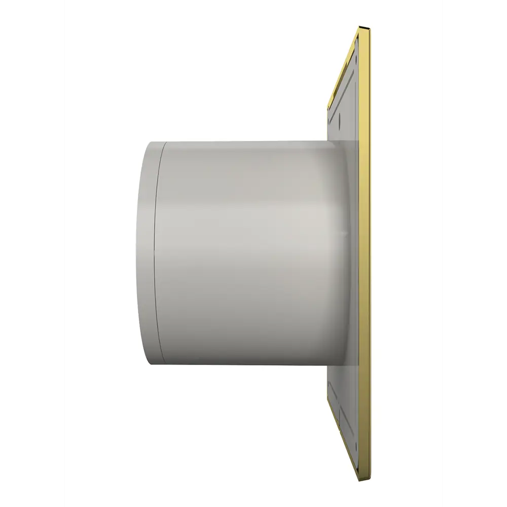 Фото 3 Вентилятор вытяжной Diciti Slim 4C Gold D100 мм 25 дБ 90 м³/ч обратный клапан цвет золотой Фото 3 Вентилятор вытяжной Diciti Slim 4C Gold D100 мм 25 дБ 90 м³/ч обратный клапан цвет золотой