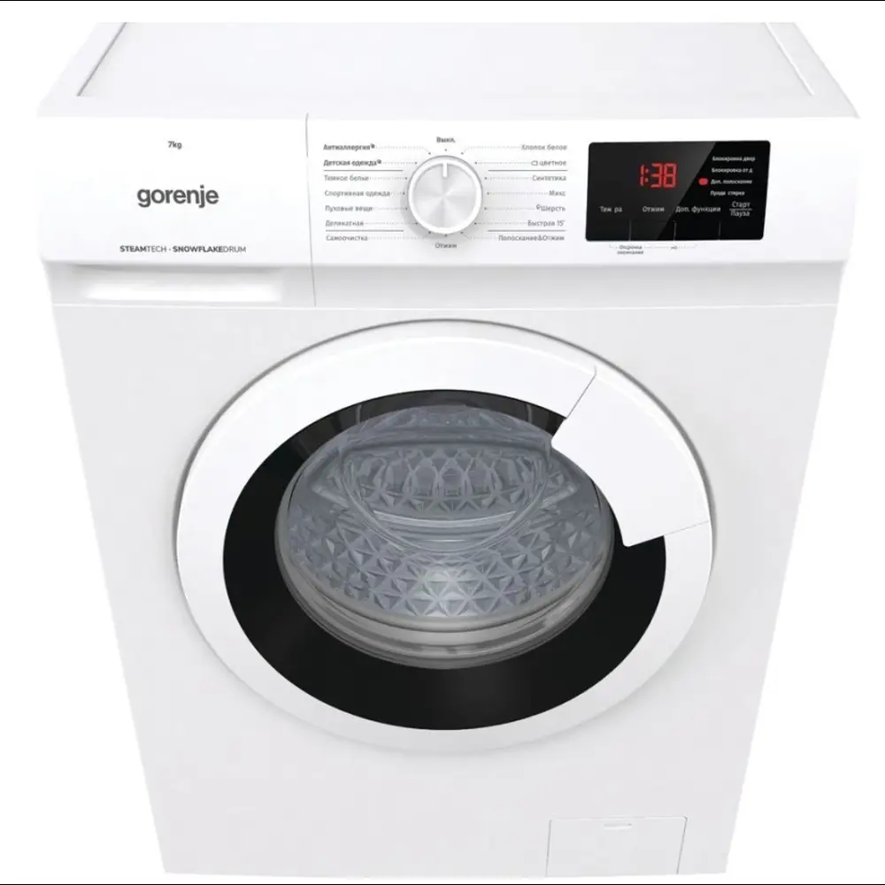 Фото 2 Стиральная машина Gorenje Whe72sfs 59.4x84.9x45.9 см 7 кг цвет белый Фото 2 Стиральная машина Gorenje Whe72sfs 59.4x84.9x45.9 см 7 кг цвет белый