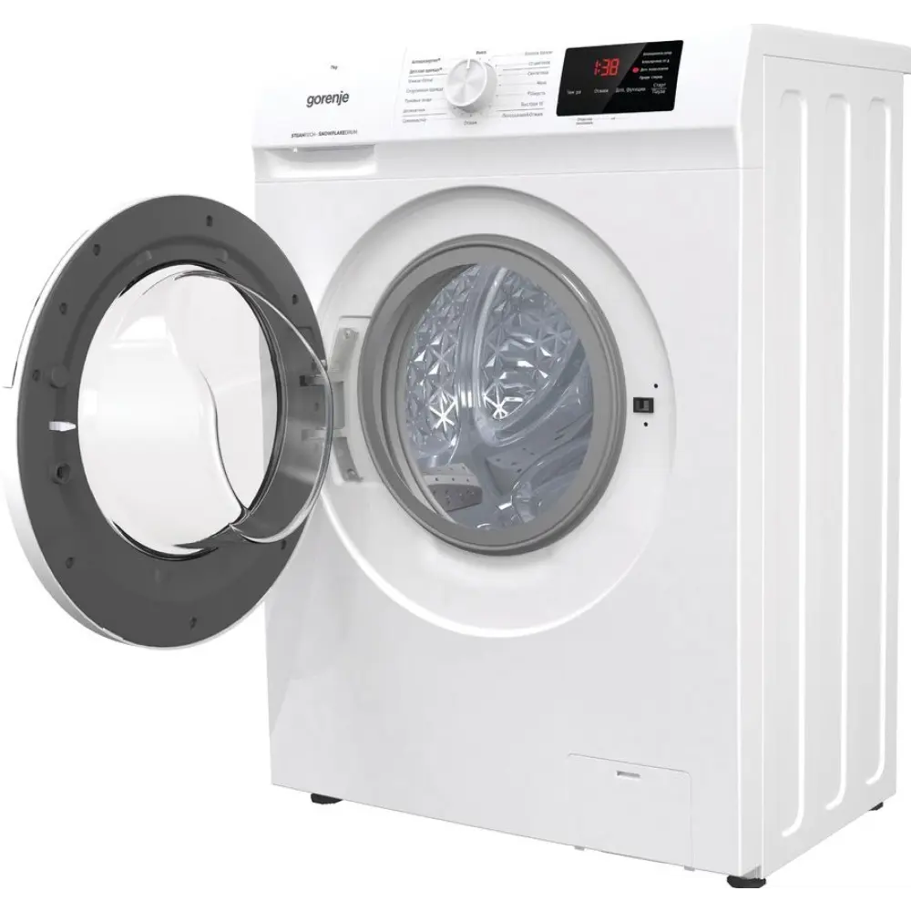 Фото 4 Стиральная машина Gorenje Whe72sfs 59.4x84.9x45.9 см 7 кг цвет белый Фото 4 Стиральная машина Gorenje Whe72sfs 59.4x84.9x45.9 см 7 кг цвет белый