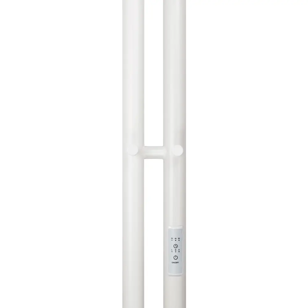 Фото 3 Полотенцесушитель электрический Primoclima Sol R C E 92x1500 мм 101 Вт с терморегулятором I-образный цвет белый матовый