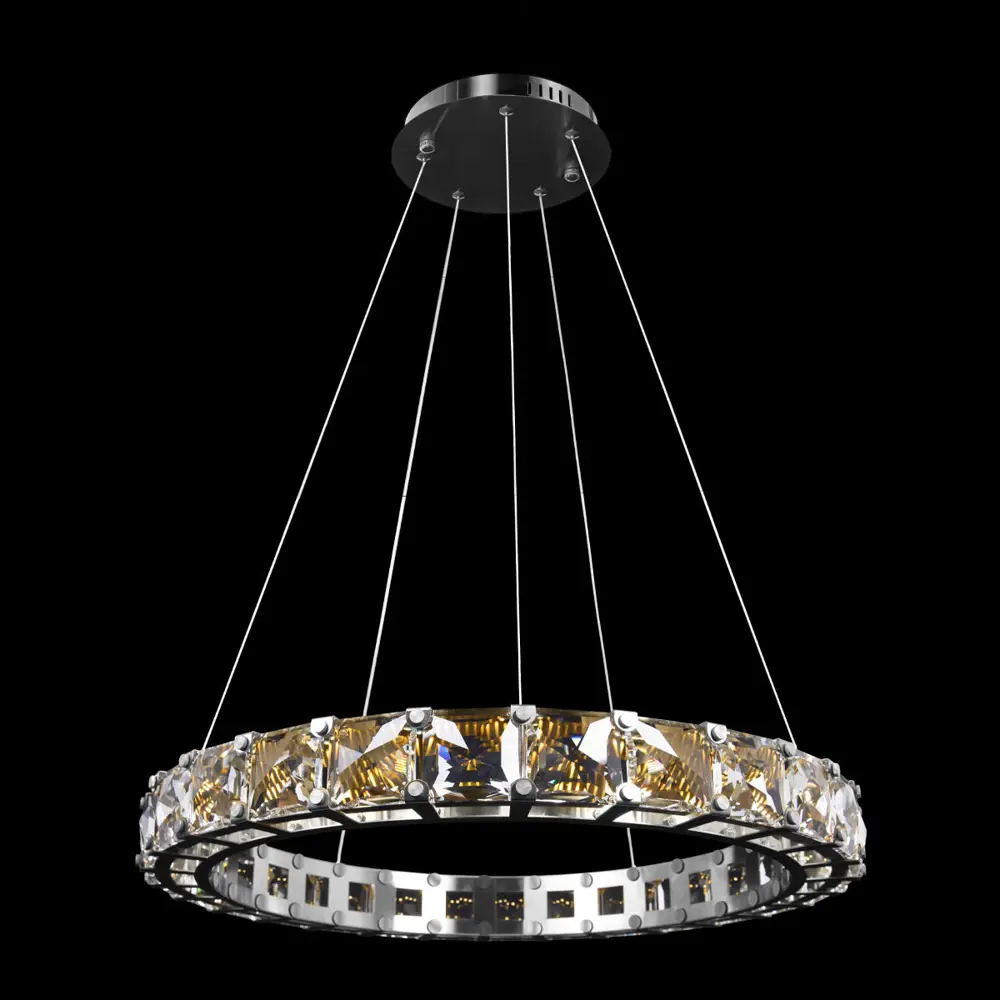 Фото Светильник подвесной светодиодный Loft It Tiffany 10204-600 chrome 8.67 м² теплый белый (желтый) свет цвет хром Фото Светильник подвесной светодиодный Loft It Tiffany 10204-600 chrome 8.67 м² теплый белый (желтый) свет цвет хром