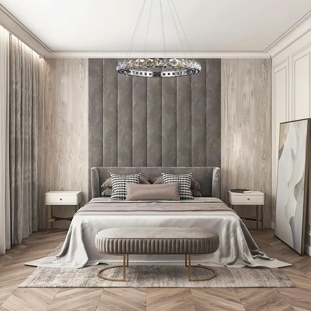 Фото 5 Светильник подвесной светодиодный Loft It Tiffany 10204-600 chrome 8.67 м² теплый белый (желтый) свет цвет хром Фото 5 Светильник подвесной светодиодный Loft It Tiffany 10204-600 chrome 8.67 м² теплый белый (желтый) свет цвет хром