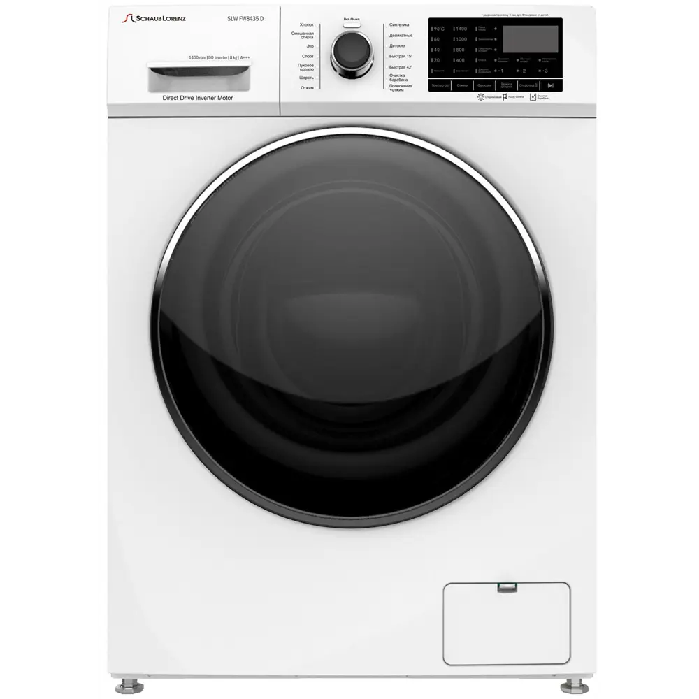 Фото Стиральная машина Schaub Lorenz Slw Fw8435 D 59.50x85x60 см 8 кг цвет белый Фото Стиральная машина Schaub Lorenz Slw Fw8435 D 59.50x85x60 см 8 кг цвет белый