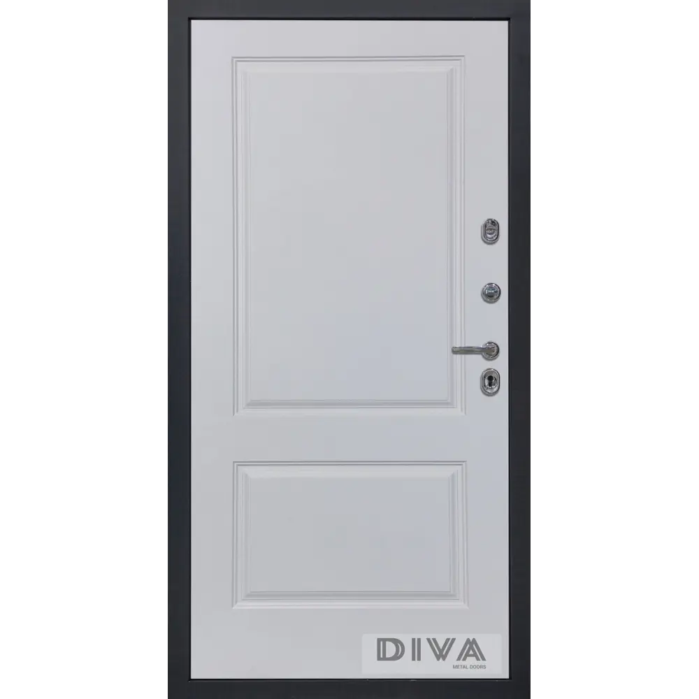 Фото Входная дверь Diva МД-39 УТ-00075457 205x96см левая светло-серая