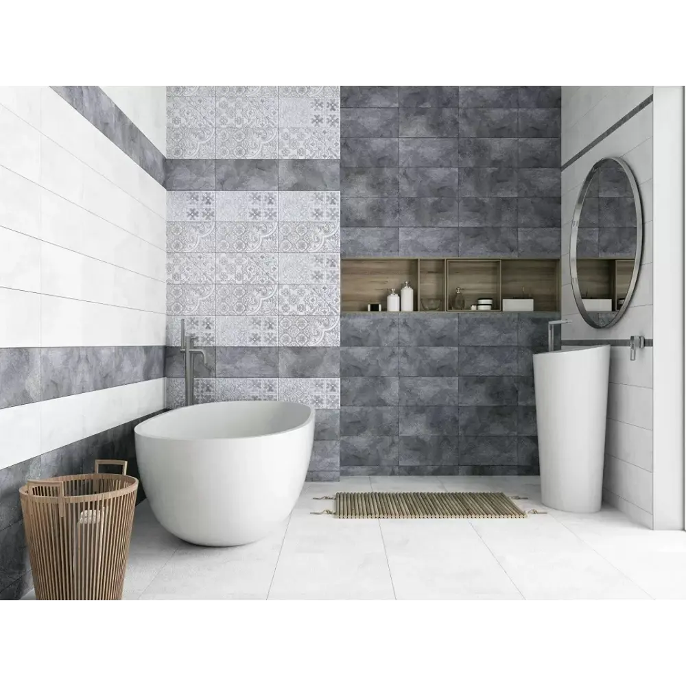 Фото Плитка настенная LB Ceramics Кампанилья 1041-0253 40x20см цвет серый, цена за упаковку Фото Плитка настенная LB Ceramics Кампанилья 1041-0253 40x20см цвет серый, цена за упаковку