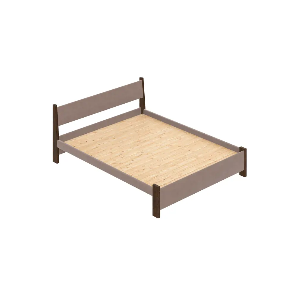 Фото Кровать Solarius Мишка сплошное основание 130 x 80 x 210 см дерево цвет мокко мусс;венге Фото Кровать Solarius Мишка сплошное основание 130 x 80 x 210 см дерево цвет мокко мусс;венге