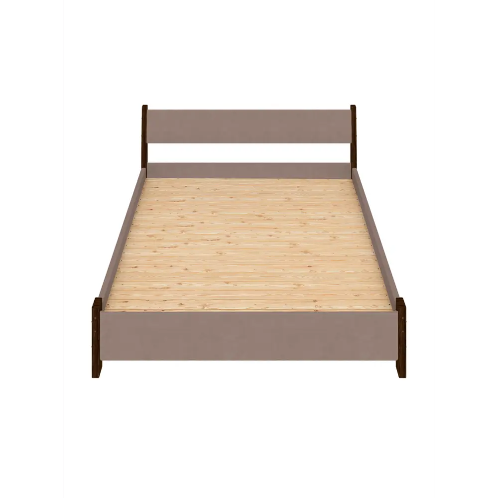Фото 3 Кровать Solarius Мишка сплошное основание 130 x 80 x 210 см дерево цвет мокко мусс;венге Фото 3 Кровать Solarius Мишка сплошное основание 130 x 80 x 210 см дерево цвет мокко мусс;венге
