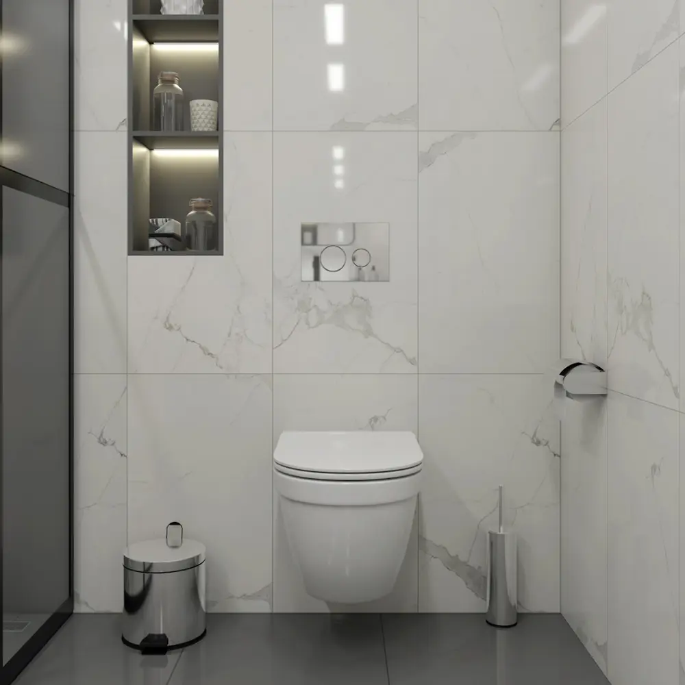 Фото 3 Комплект Teymi F00676: Инсталляция Aina 50, клавиша смыва Lina хром, унитаз Vitra Pro