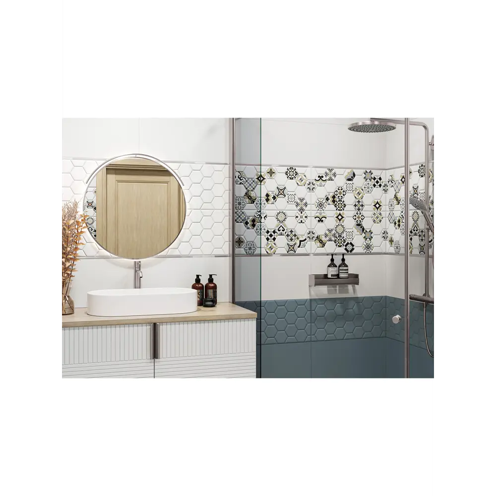 Фото Настенная плитка New trend Edelweiss WT36EDW00 30x60см цвет белый Фото Настенная плитка New trend Edelweiss WT36EDW00 30x60см цвет белый