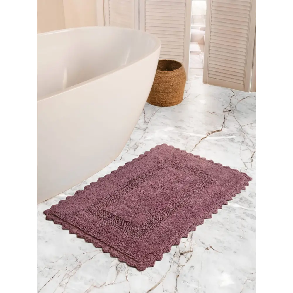 Фото Коврик для ванной комнаты Arya Home Collection 8680943068279 90x60см цвет фиолетовый Фото Коврик для ванной комнаты Arya Home Collection 8680943068279 90x60см цвет фиолетовый