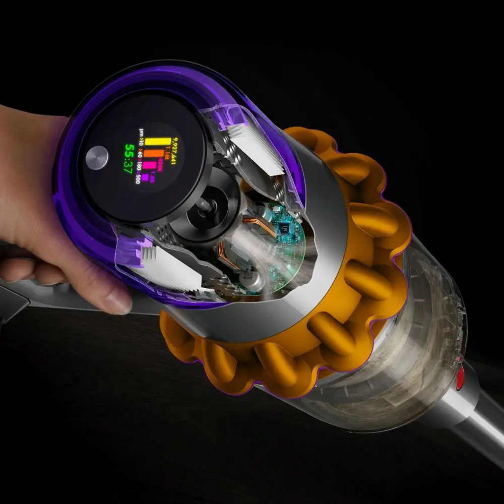 Фото 3 Пылесос вертикальный Dyson Detect absolute sv47 0.76 л 600 Вт цвет никель