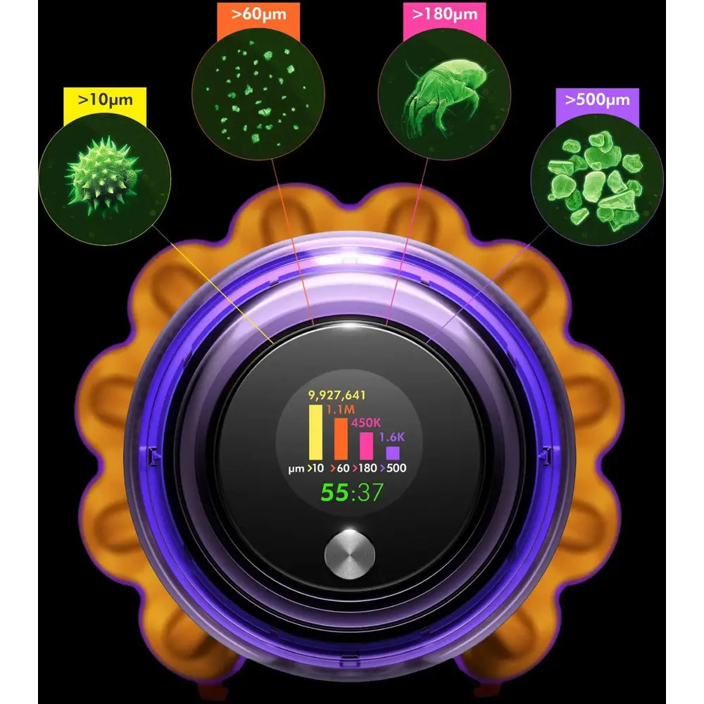 Фото 2 Пылесос вертикальный Dyson Detect absolute sv47 0.76 л 600 Вт цвет никель