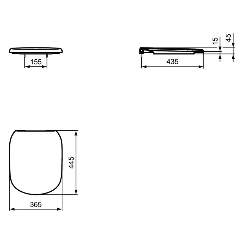 Фото 10 Сиденье и крышка для унитазов Ideal Standard Tesi T352901 с микролифтом Фото 10 Сиденье и крышка для унитазов Ideal Standard Tesi T352901 с микролифтом