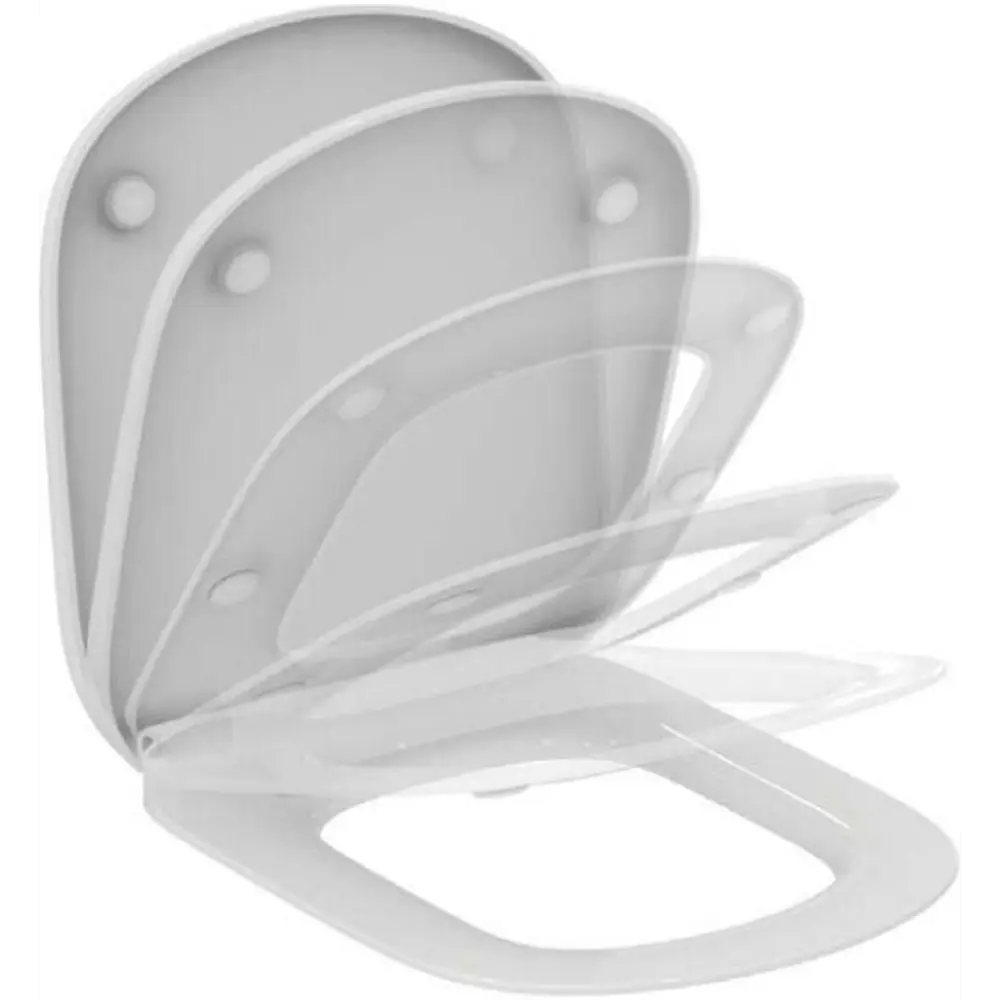 Фото 3 Сиденье и крышка для унитазов Ideal Standard Tesi T352901 с микролифтом Фото 3 Сиденье и крышка для унитазов Ideal Standard Tesi T352901 с микролифтом