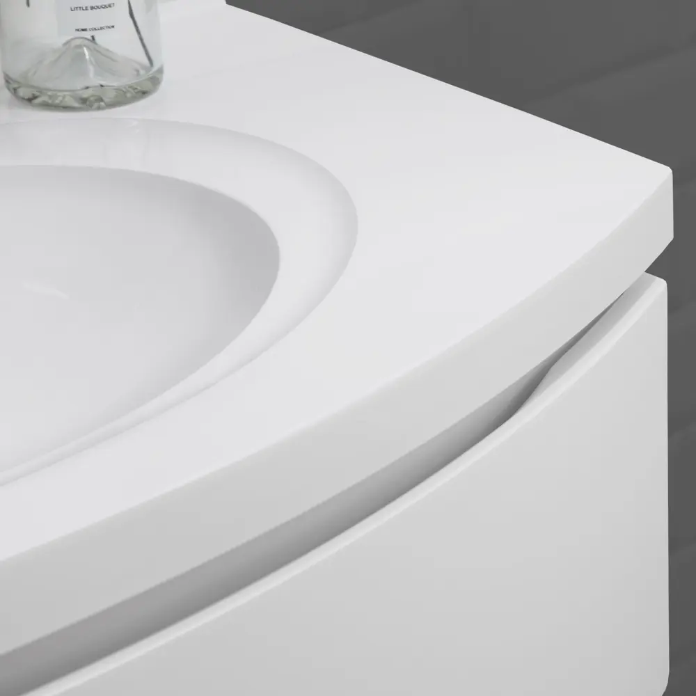 Фото 8 Тумба под раковину подвесная Итана 4657836463583 69.6см цвет белый матовый, с раковиной Фото 8 Тумба под раковину подвесная Итана 4657836463583 69.6см цвет белый матовый, с раковиной