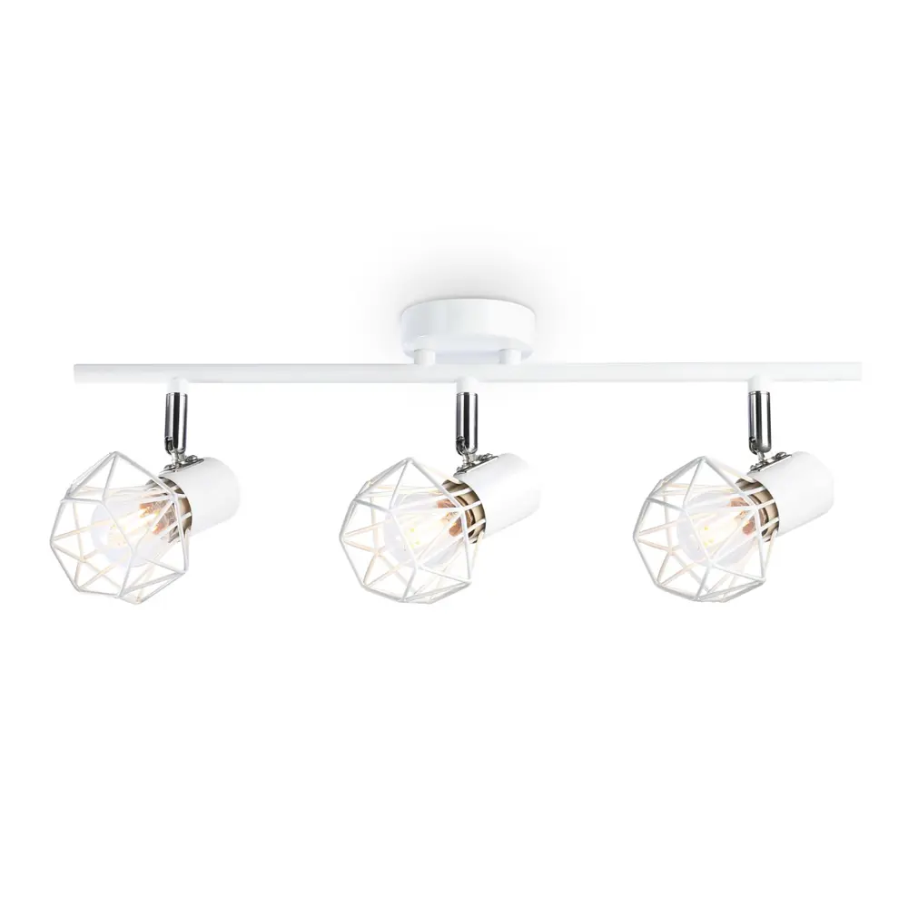 Фото Спот поворотный Ambrella light Tr8631 3 лампы 10 м² цвет белый Фото Спот поворотный Ambrella light Tr8631 3 лампы 10 м² цвет белый
