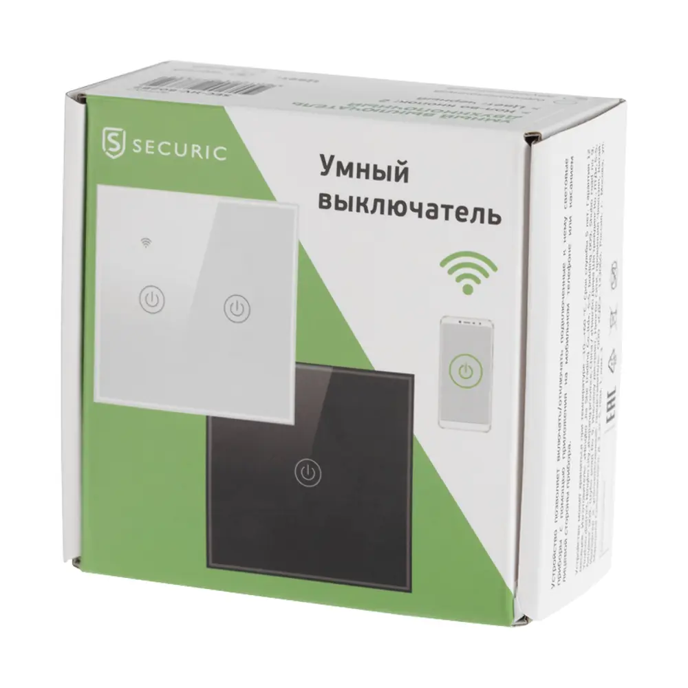 Фото 4 Умный выключатель встраиваемый Securic SEC-HV-802B2 2 клавиши цвет черный Фото 4 Умный выключатель встраиваемый Securic SEC-HV-802B2 2 клавиши цвет черный