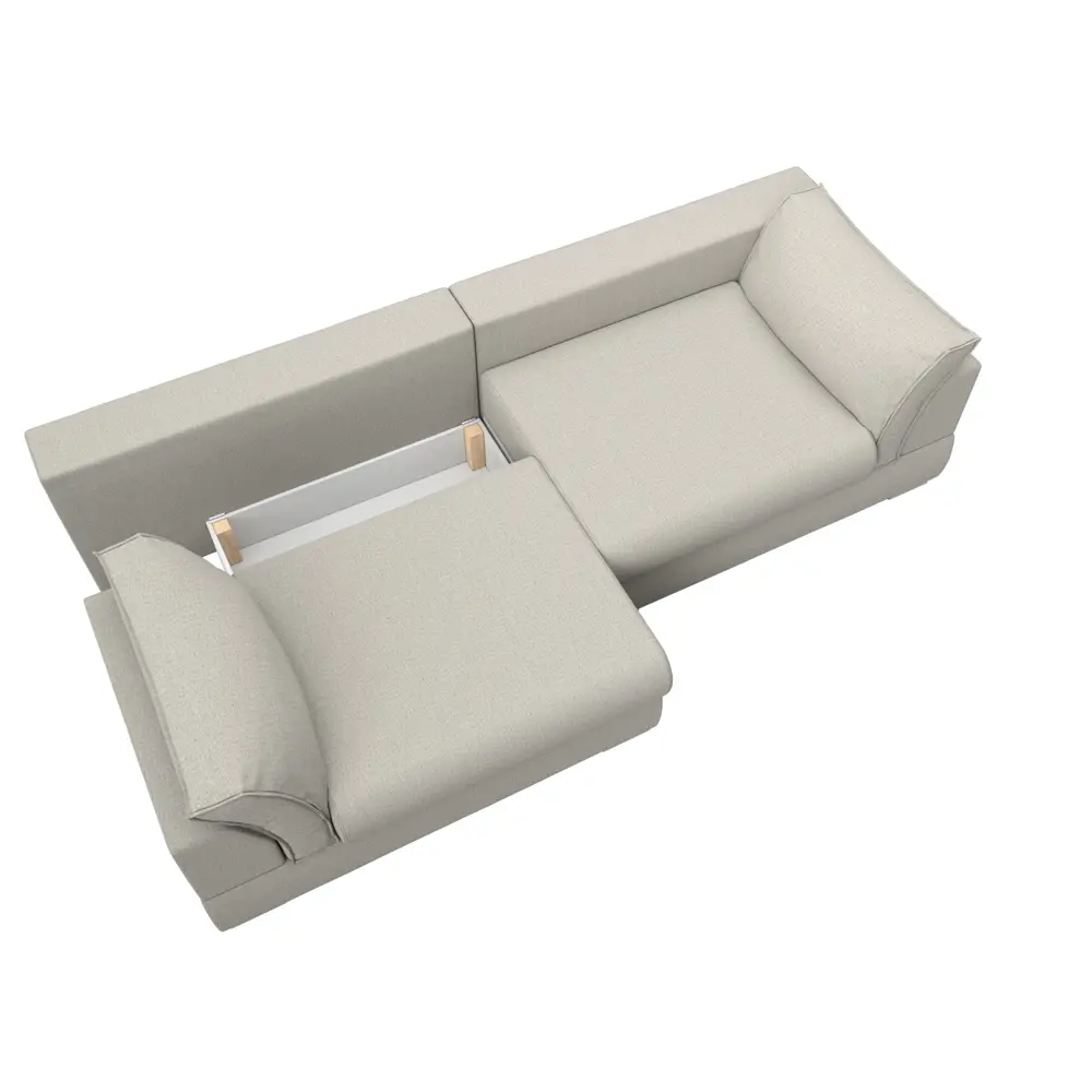 Фото 7 Диван прямой Пекин Лига диванов 122717 272x90x116 см рогожка цвет амур 02 бежевый Фото 7 Диван прямой Пекин Лига диванов 122717 272x90x116 см рогожка цвет амур 02 бежевый