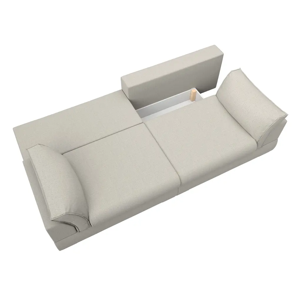 Фото 8 Диван прямой Пекин Лига диванов 122717 272x90x116 см рогожка цвет амур 02 бежевый Фото 8 Диван прямой Пекин Лига диванов 122717 272x90x116 см рогожка цвет амур 02 бежевый