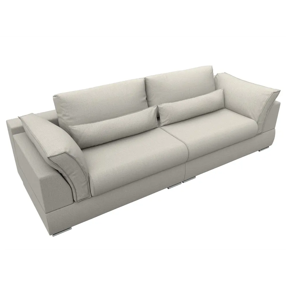 Фото 6 Диван прямой Пекин Лига диванов 122717 272x90x116 см рогожка цвет амур 02 бежевый Фото 6 Диван прямой Пекин Лига диванов 122717 272x90x116 см рогожка цвет амур 02 бежевый