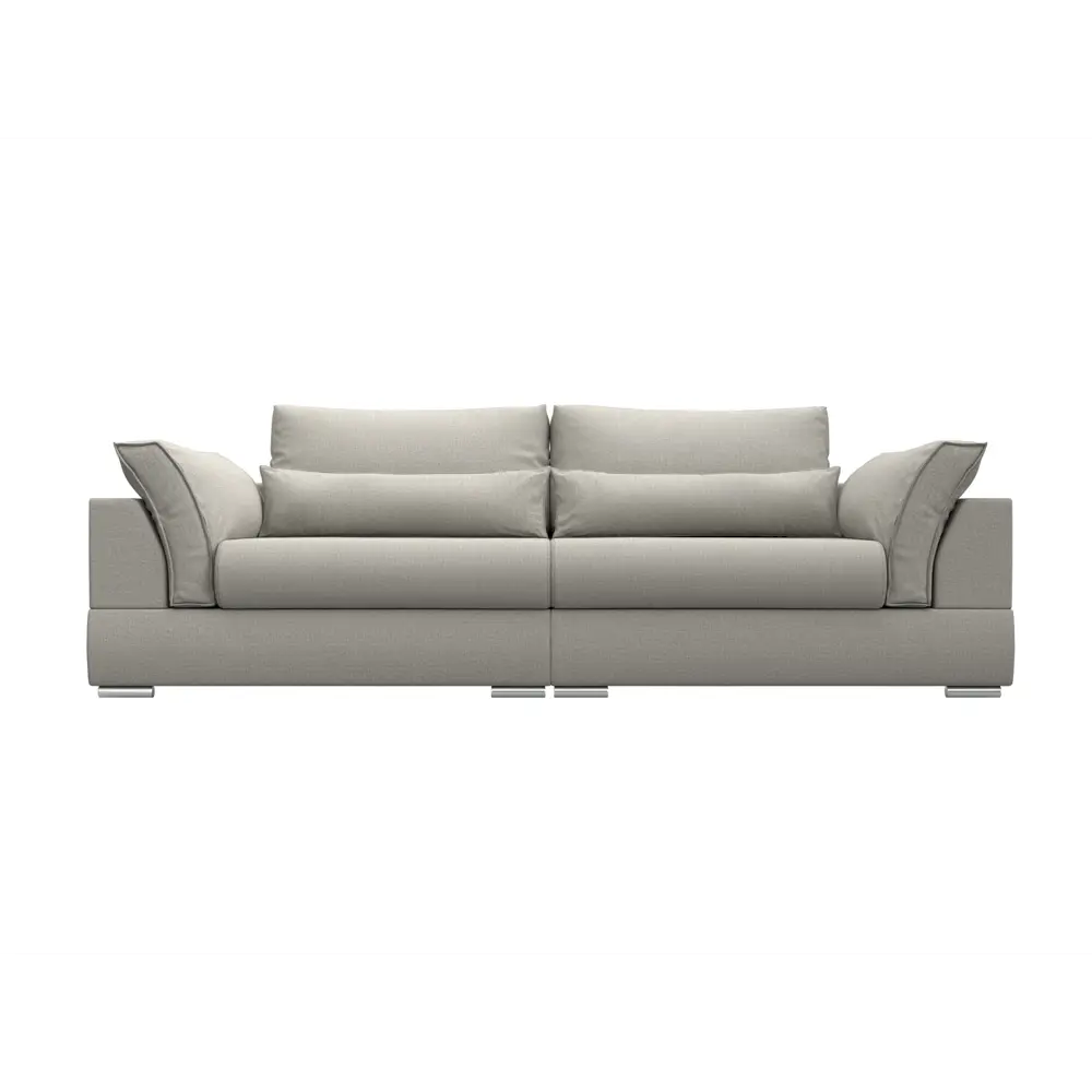 Фото 2 Диван прямой Пекин Лига диванов 122717 272x90x116 см рогожка цвет амур 02 бежевый Фото 2 Диван прямой Пекин Лига диванов 122717 272x90x116 см рогожка цвет амур 02 бежевый