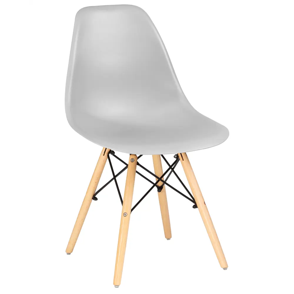 Фото Кухонный стул Dobrin DSW LMZL 46x46x53 см полипропилен цвет светло-серый Фото Кухонный стул Dobrin DSW LMZL 46x46x53 см полипропилен цвет светло-серый