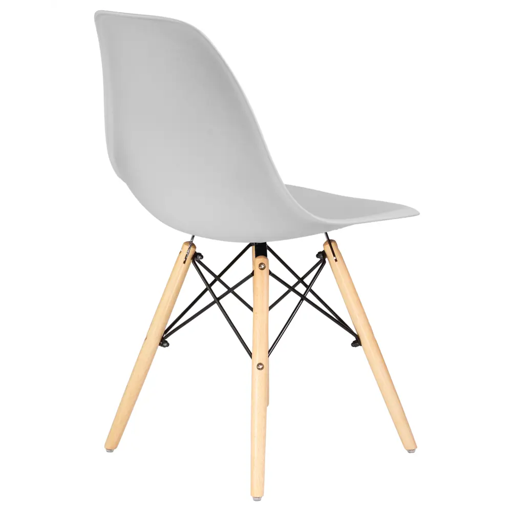 Фото 4 Кухонный стул Dobrin DSW LMZL 46x46x53 см полипропилен цвет светло-серый Фото 4 Кухонный стул Dobrin DSW LMZL 46x46x53 см полипропилен цвет светло-серый