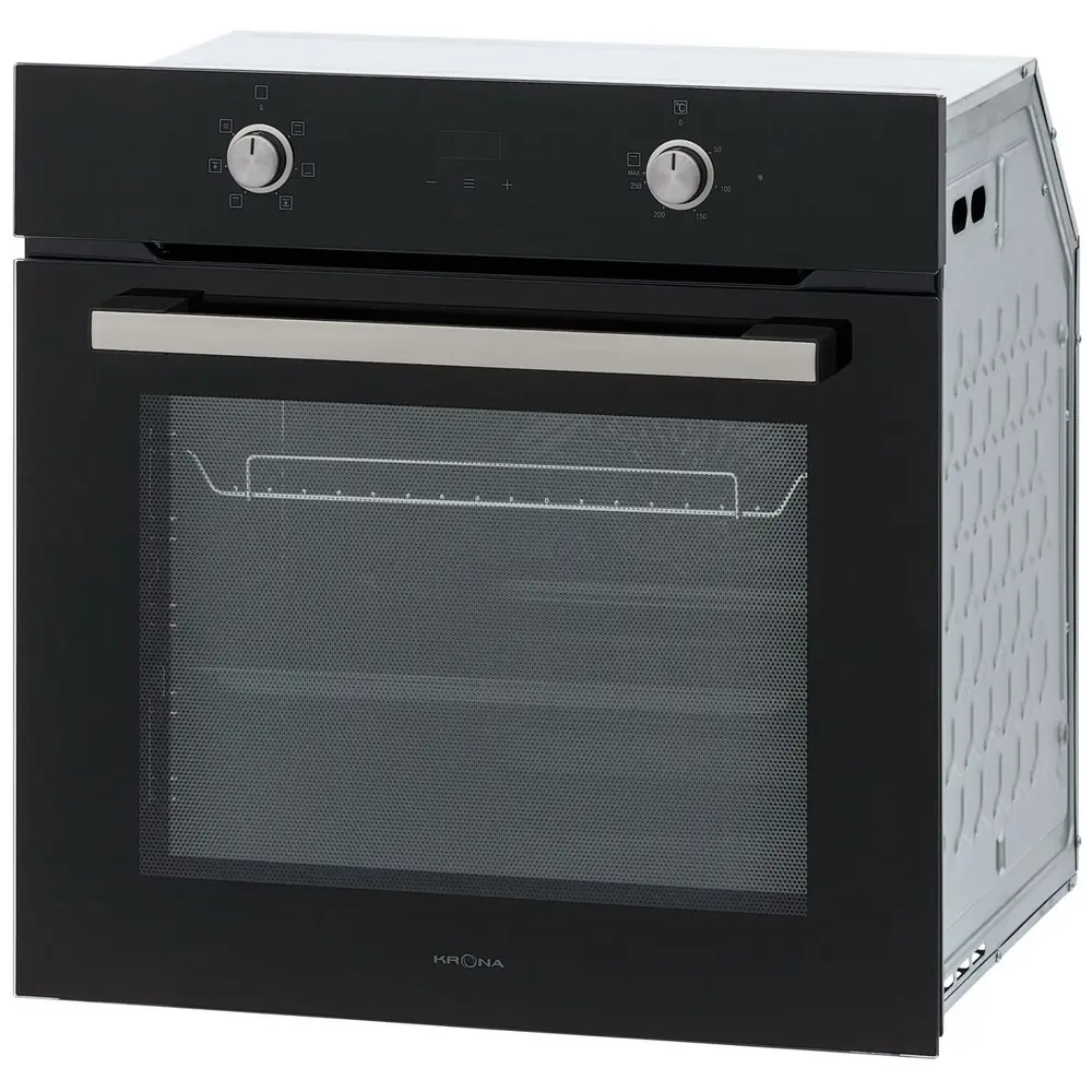Фото 2 Встраиваемый духовой шкаф Krona Beato 60 Bl 59.50x59.50x56.70 см цвет черный Фото 2 Встраиваемый духовой шкаф Krona Beato 60 Bl 59.50x59.50x56.70 см цвет черный