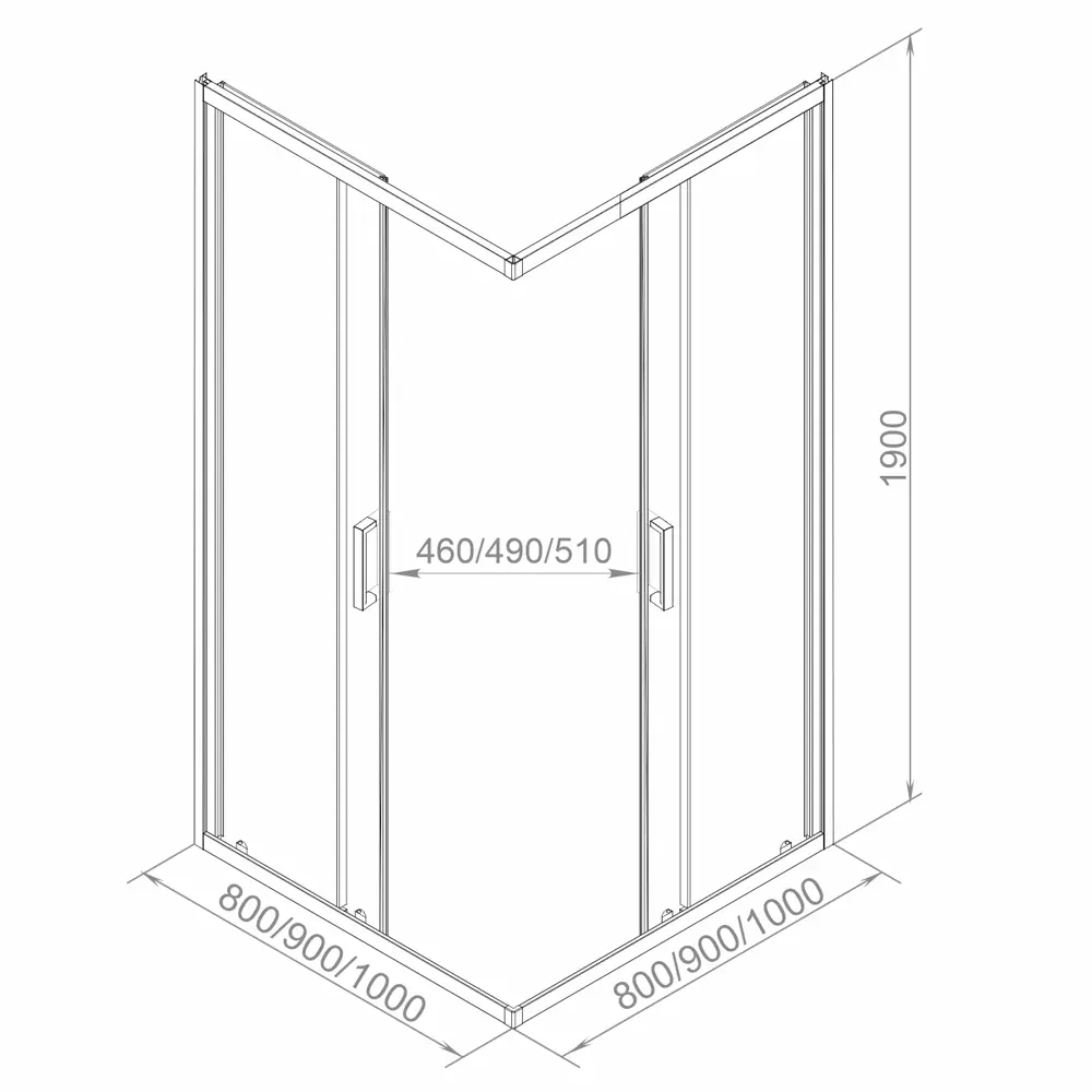 Фото 13 Душевой уголок Domani-spa Cube DS04CbV110L0Cl00.Cr.MP квадрат 100x100см серый профиль эффект стекла прозрачный Фото 13 Душевой уголок Domani-spa Cube DS04CbV110L0Cl00.Cr.MP квадрат 100x100см серый профиль эффект стекла прозрачный