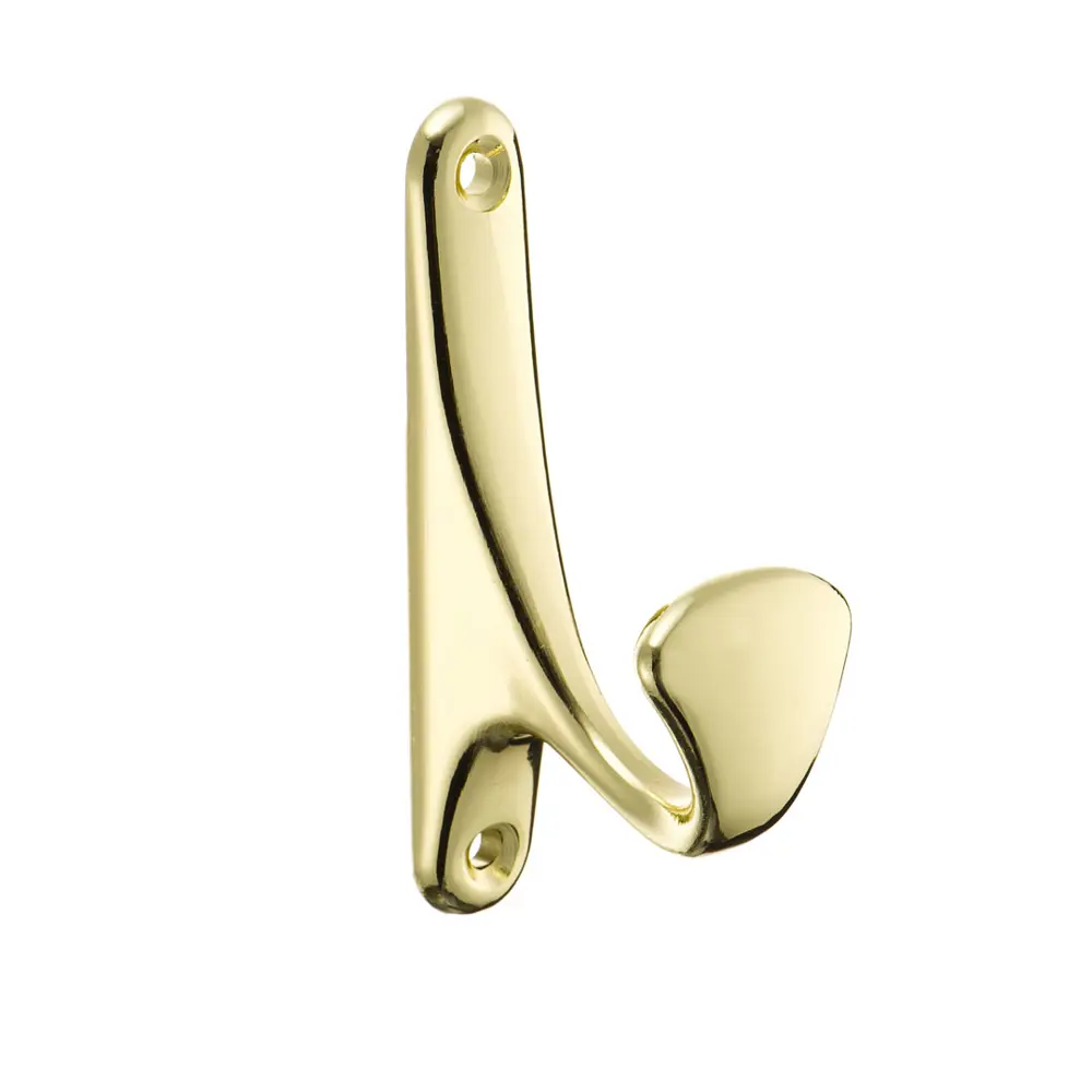 Фото Крючок мебельный Kerron 5x9x3см 1 крючок цвет золотой Фото Крючок мебельный Kerron 5x9x3см 1 крючок цвет золотой