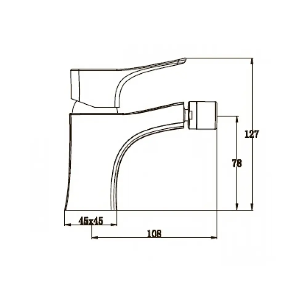 Фото 2 Смеситель для биде Kaiser Clever 76088 однорычажный цвет хром Фото 2 Смеситель для биде Kaiser Clever 76088 однорычажный цвет хром