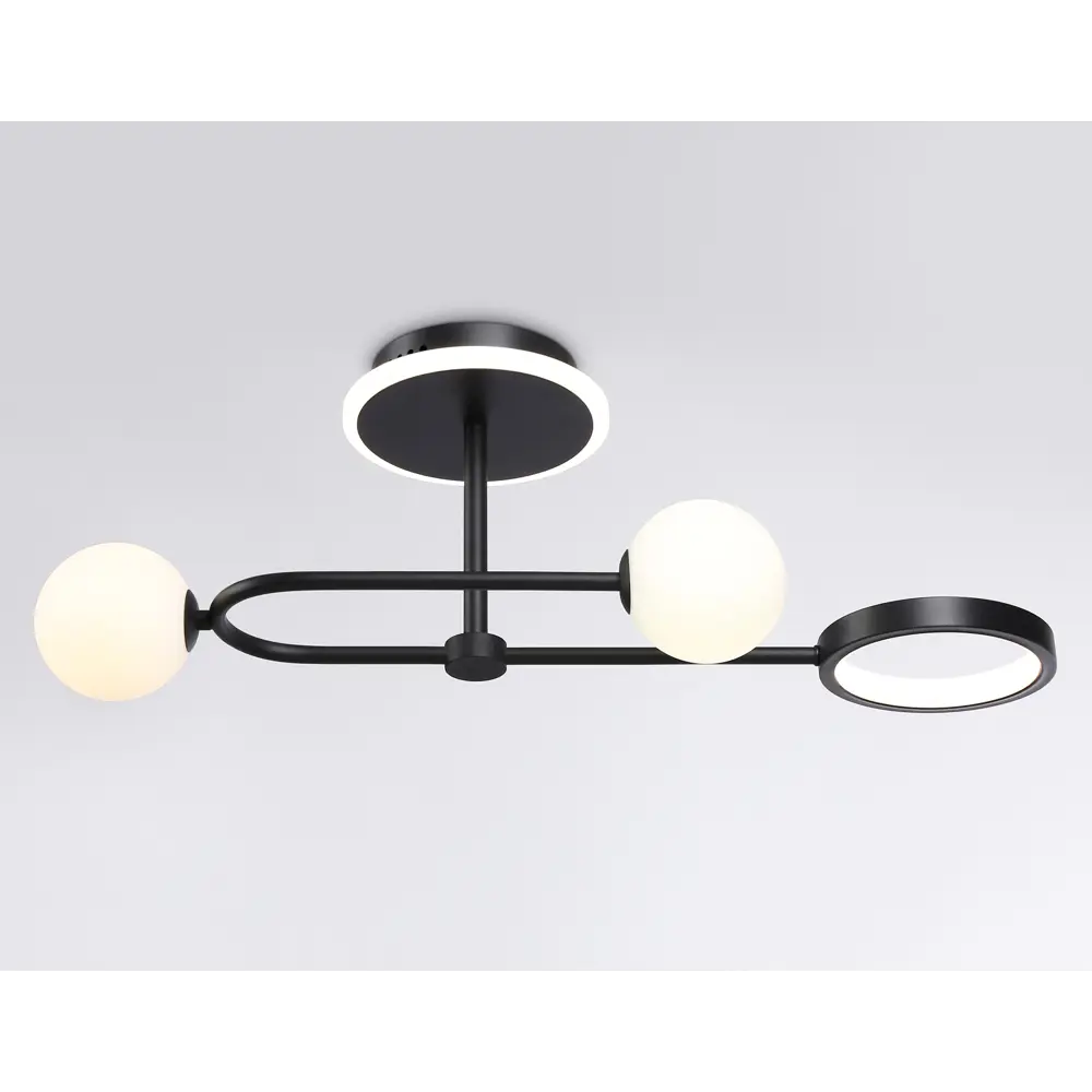 Фото 10 Люстра на штанге Ambrella light Fl66223 с пультом управления 3 лампы 18 м² цвет черный Фото 10 Люстра на штанге Ambrella light Fl66223 с пультом управления 3 лампы 18 м² цвет черный