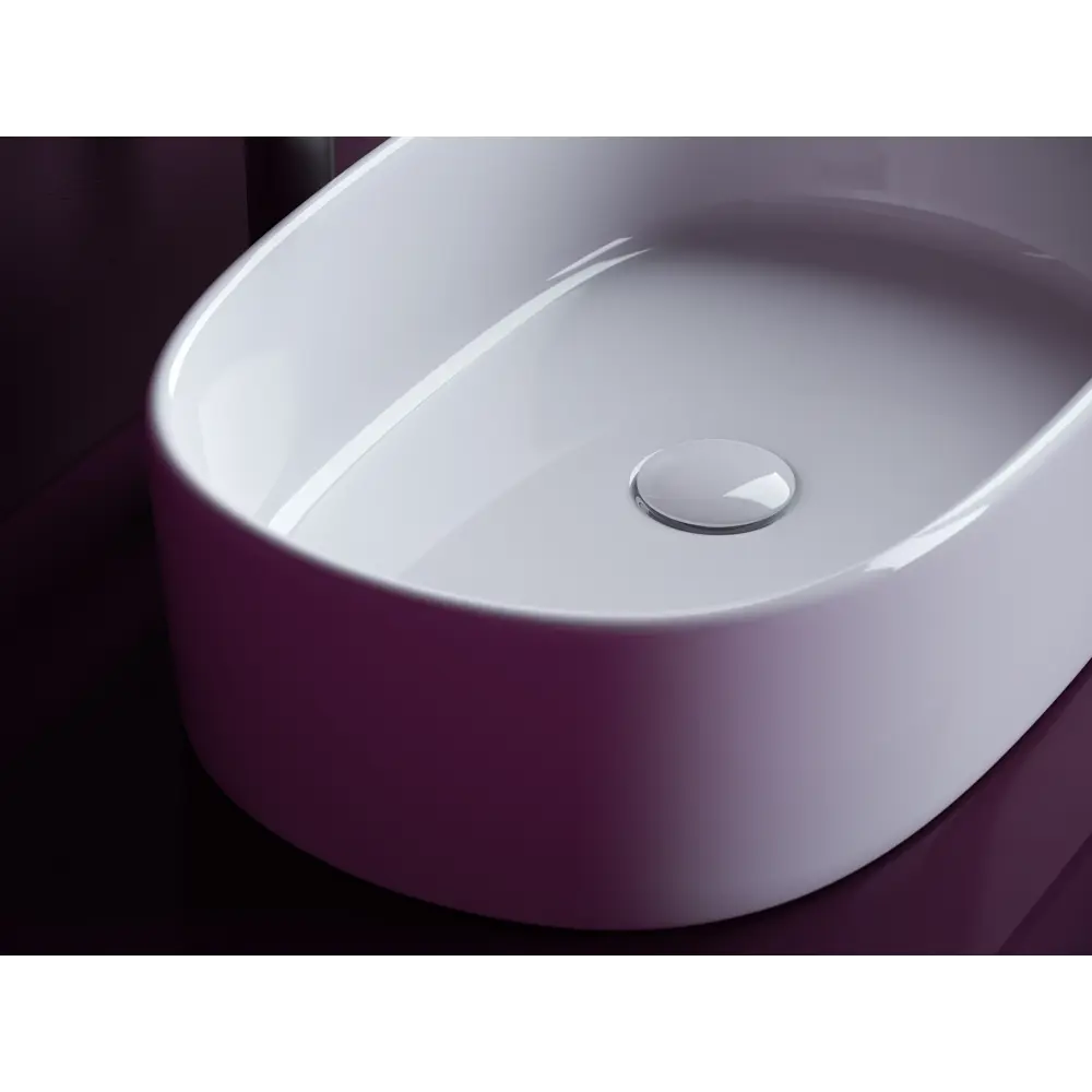 Фото 4 Раковина накладная Ceramicanova element ELEMENT 56.1см цвет белый Фото 4 Раковина накладная Ceramicanova element ELEMENT 56.1см цвет белый