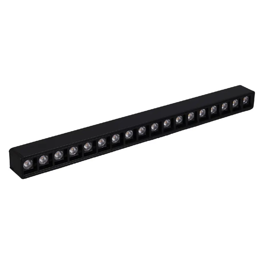 Фото 7 Трековый светильник линейный светодиодный Reluce 13004-9.3-001ur magnetic led18w bk 18 Вт однофазный нейтральный белый свет цвет черный Фото 7 Трековый светильник линейный светодиодный Reluce 13004-9.3-001ur magnetic led18w bk 18 Вт однофазный нейтральный белый свет цвет черный