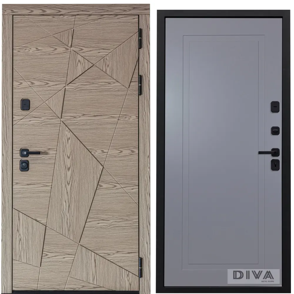 Фото Входная дверь Diva Line 40 УТ-00074955 960x2050см правая цвет дуб Фото Входная дверь Diva Line 40 УТ-00074955 960x2050см правая цвет дуб