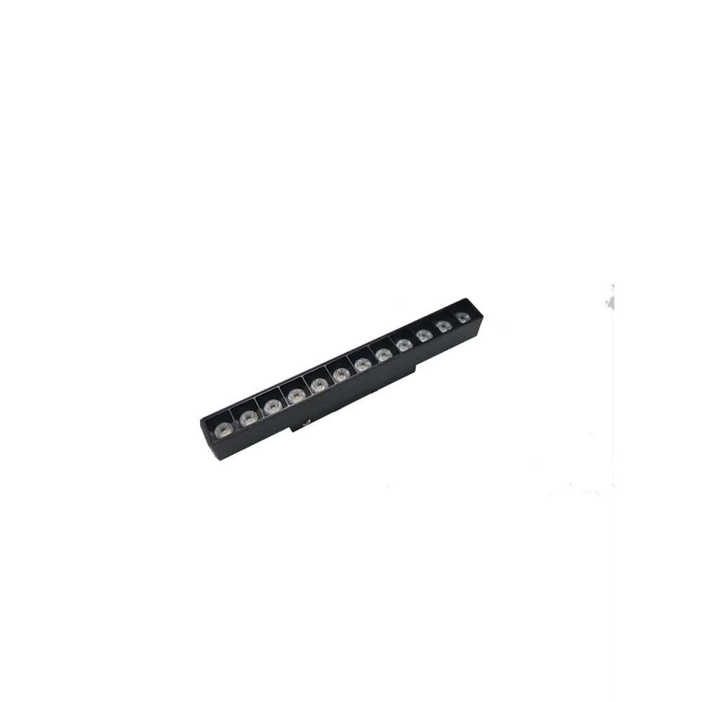Фото Трековый светильник линейный светодиодный Hesby lighting Hsbl_0146 12 Вт магнитный теплый белый (желтый) свет цвет черный