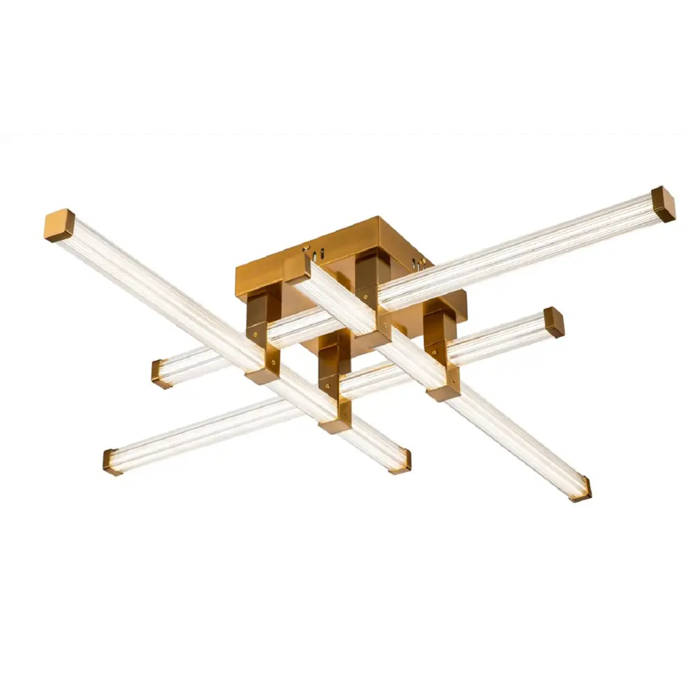 Фото 2 Люстра потолочная светодиодная Stilfort 4010-05-04C Quadro с пультом управления 18 м² регулируемый белый свет цвет бронза