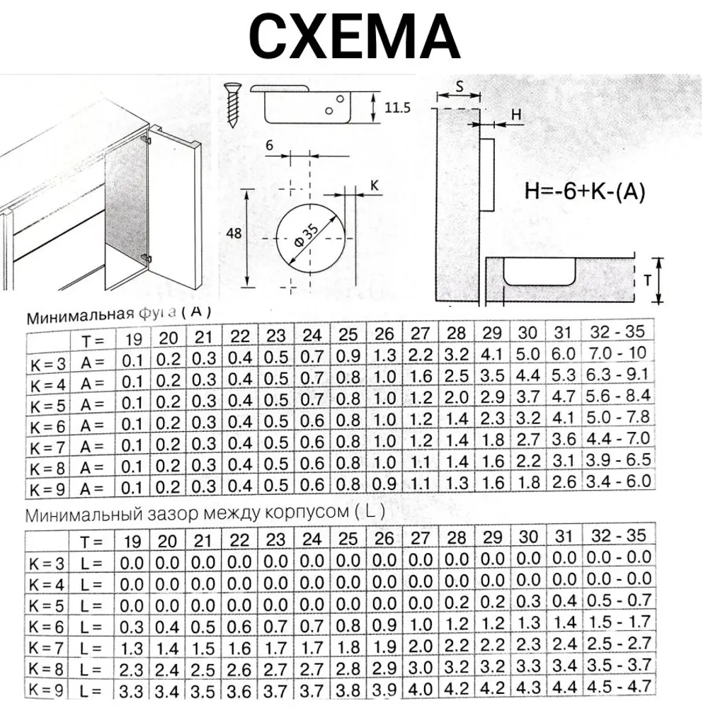 Фото 3 Петля мебельная вкладная Инталика Firmax Click-on с доводчиком угол открывания 95 градусов с крепежной фурнитурой 6 шт Фото 3 Петля мебельная вкладная Инталика Firmax Click-on с доводчиком угол открывания 95 градусов с крепежной фурнитурой 6 шт