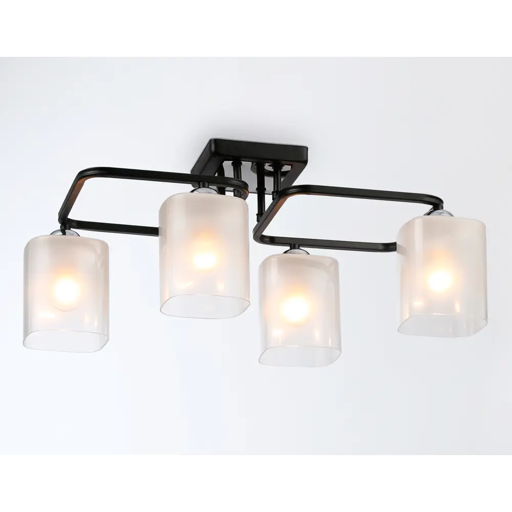 Фото 3 Светильник потолочный AMBRELLA LIGHT TR303222 4 лампы 16 м² цвет хром/черный/белый Фото 3 Светильник потолочный AMBRELLA LIGHT TR303222 4 лампы 16 м² цвет хром/черный/белый